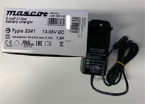 LedX/Mascot charger 11,1 volt 1,2 A