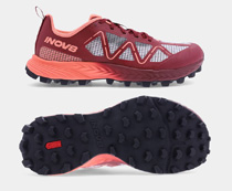 Inov-8 Mudtalon speed wide 24 women, burgundy