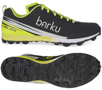 Barku Velox orienteringsskor med dubb, svart/gul