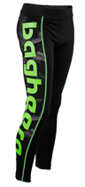 Bagheera 3D tights långa sv/lime 110-158 cl