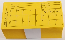 Control card for orienteering