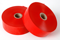 Plastsnitsel röd 30 mm*100m  5-pack