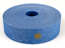 Papperssnitsel blå med 6 mm med reflexprickar