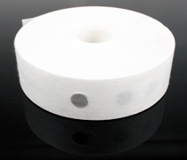 Papperssnitsel vit med 6 mm med reflexprickar